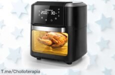 Descubre el horno de aire Aigostar Owen, 12 litros de capacidad y 8 modos predeterminados a un precio loco: cocina delicioso y saludable hoy mismo ¡Oferta limitada!