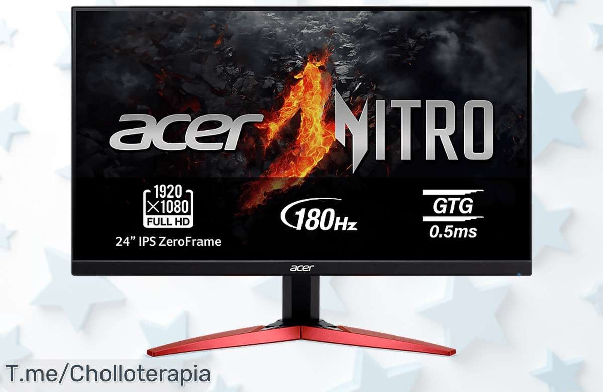 Descubre el increíble Acer Nitro KG241YM3 de 24” FullHD a un precio loco, disfruta de una calidad de imagen única y vive cada juego como nunca antes. ¡Compra ya antes que se acabe!