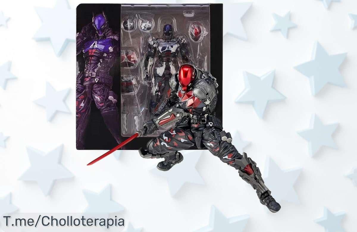 Descubre el increíble Batman en capucha roja YAMAGUCHI: un super chollo con unidades limitadas que hará brillar tu colección. ¡Compra ahora antes de quedarte sin la tuya!