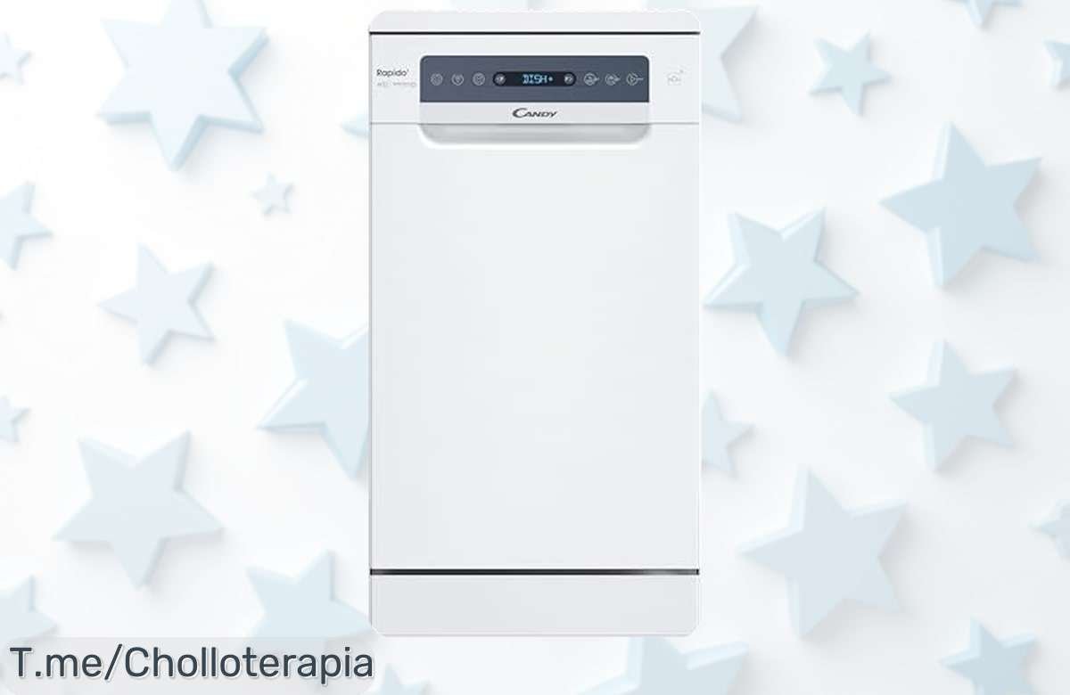 Descubre el lavavajillas Candy Rapidò con WiFi y programas personalizados a un precio loco, ¡ofertón limitado que no querrás perder! Tu cocina lo necesita ya.