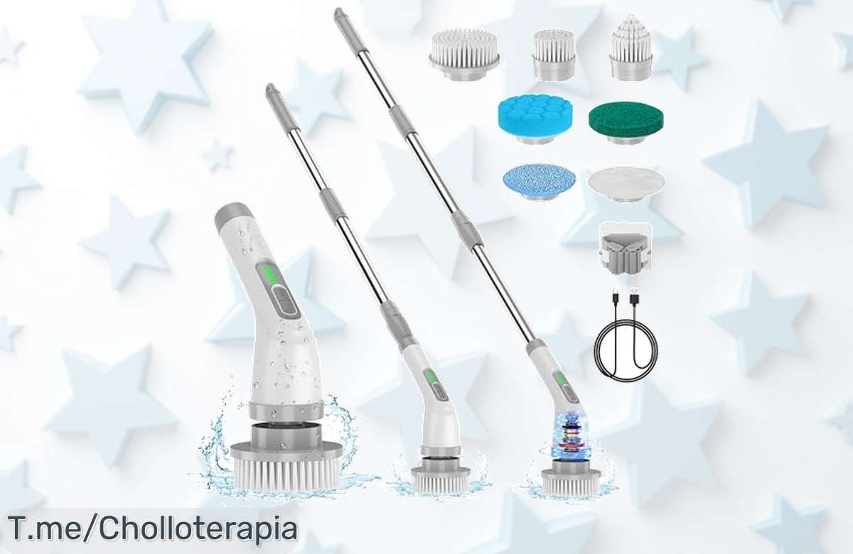 Descubre el limpiador giratorio eléctrico 7 en 1 a precio loco: ¡potencia de limpieza increíble y ahorro garantizado! Acelera tu compra antes de que se agote esta oferta única.