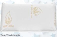 Descubre el lujo de la almohada viscoelástica de Aloe Vera, un super chollo para cuidar tu piel y dormir como nunca Aprovecha este ofertón antes que se acabe, ¡actúa ya!