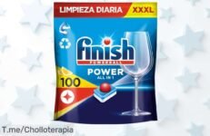 Descubre el mega chollo de Finish Powerball Limón: 100 pastillas de limpieza brillante que eliminan la grasa ¡Oferta limitada, haz tu pedido antes de que se agoten!