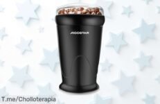 Descubre el molinillo de café AIGOSTAR a un precio loco, muele hasta 60gr en un instante y disfruta del mejor café fresquito ¡No te quedes sin el tuyo, es una oferta única!