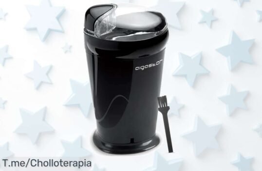 Descubre el molinillo de café eléctrico Aigostar Breath con cuchillas duraderas y disfruta de un café fresco al instante ¡Aprovecha este ofertón único antes que se agote!