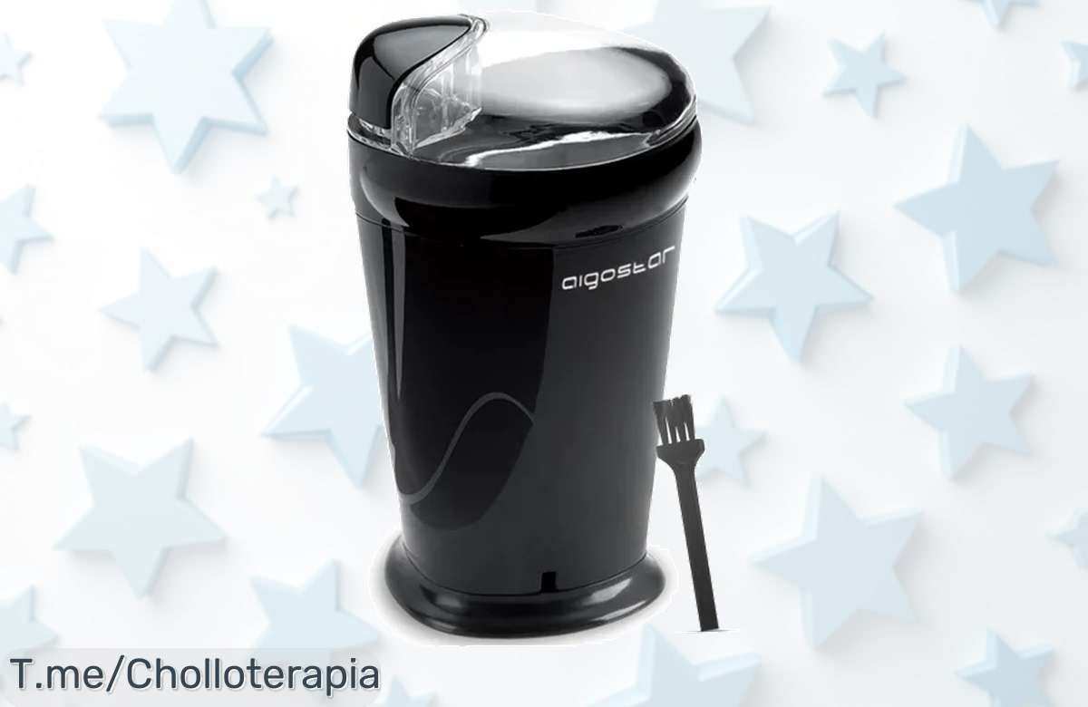 Descubre el molinillo de café eléctrico Aigostar Breath con cuchillas duraderas y disfruta de un café fresco al instante. ¡Aprovecha este ofertón único antes que se agote!