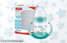 Descubre el ofertón NUK First Choice+ que hará beber a tu pequeño como un campeón y controla la temperatura en cada sorbo, ¡apresúrate antes de que se acaben!