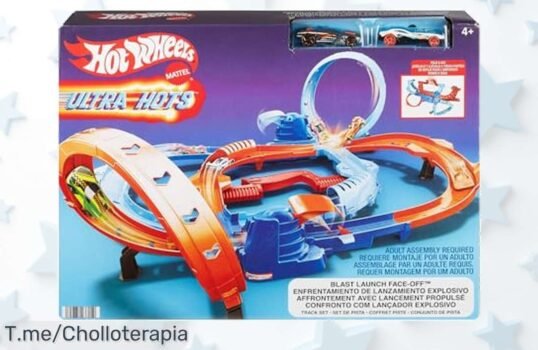 Descubre el ofertón de Hot Wheels Ultra Hots: ¡pista súper divertida con coches épicos y acrobacias locas! Acelera ya la diversión antes de que se agote esta ganga