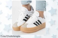 Descubre el ofertón de zapatillas Adidas WomanCourt Bold I24 en piel auténtica, luce increíble y roba miradas ¡Aprovecha este precio loco antes que se agoten!