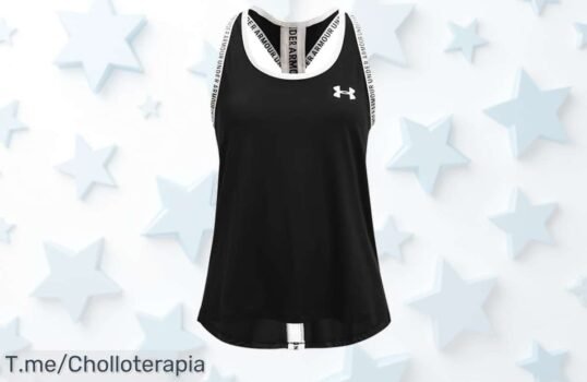 Descubre el ofertón del UA Knockout Tank Top: tejido ultra suave, tecnología antiolor y diseño espectacular ¡Hazte con la tuya antes de que se acabe este precio loco!