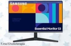 Descubre el ofertón del monitor SAMSUNG 27” con colores vibrantes y tasa de refresco de 100Hz, mejora tu juego ¡aprovecha este precio loco antes que se agote!