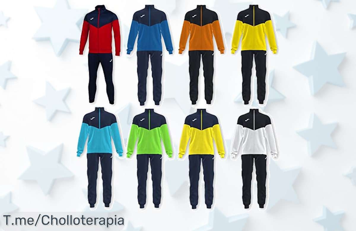 Descubre el ofertón que no podrás dejar pasar: Joma Oxford Chándal en Amarillo Negro, ¡un super chollo para lucir estilo y funcionalidad! ¡Apresúrate antes de que se agote!