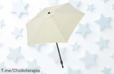 Descubre el parasol hexagonal crema de 270 cm, ¡una oferta nunca vista con mástil de aluminio! Sombra perfecta y estilo para tu verano a precio loco ¡Compra ya antes de que se agote!
