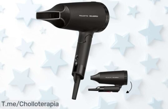 Descubre el poder del secador Rowenta x Karl Lagerfeld: tecnología avanzada y aire frío para un cabello suave y brillante a precio loco ¡Compra ahora antes de que volar!