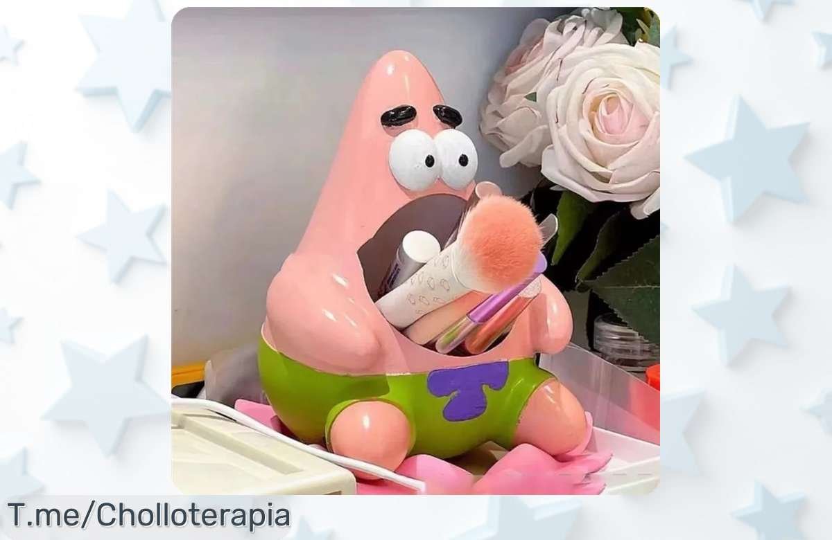 Descubre el portalápices de Bob Esponja y Patrick, ¡un super chollo que hará brillar tu escritorio! Aprovecha este ofertón único antes de que se agote. ¡Compra ya!