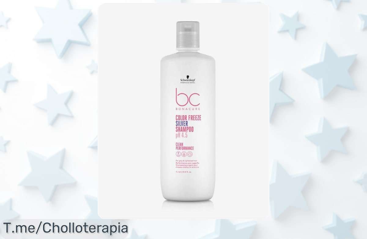 Descubre el precio loco del Schwarzkopf Bonacure Color Freeze Silv Champú 1000Ml, ¡brillo y vida para tu cabello! Aprovecha este ofertón antes de que se agote.