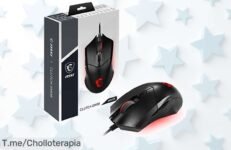 Descubre el ratón MSI Clutch GM08, un super chollo negro de rendimiento brutal y 10 millones de clics ¡No te quedes sin el tuyo! Oferta única, actúa ya antes que se agote