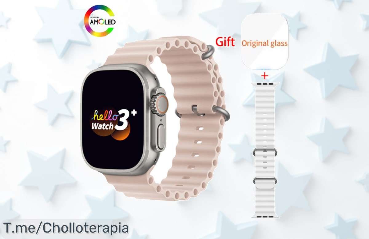 Descubre el reloj Hello Watch 3 Plus: diseño elegante, tecnología de punta y un precio loco que no podrás creer. ¡Aprovecha este super chollo antes de que se agote!