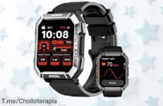 Descubre el reloj inteligente militar que todos desean, con duración de batería increíble y funciones únicas Aprovecha este ofertón limitado y mejora tus aventuras ya mismo