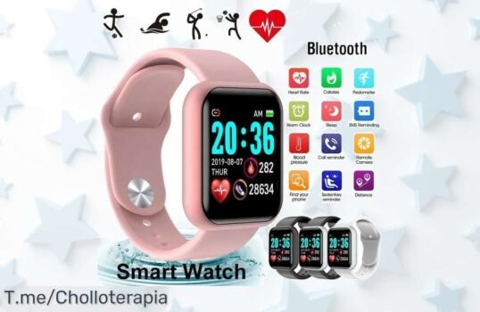 Descubre el reloj inteligente que todos desean con Bluetooth y monitor de sueño a un precio loco, solo por tiempo limitado ¡No te pierdas este ofertón exclusivo!