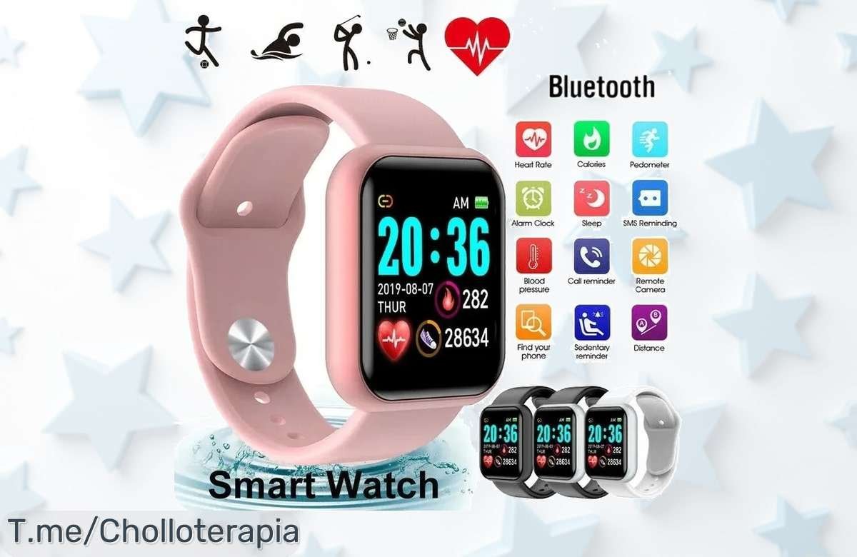 Descubre el reloj inteligente que todos desean con Bluetooth y monitor de sueño a un precio loco, solo por tiempo limitado. ¡No te pierdas este ofertón exclusivo!