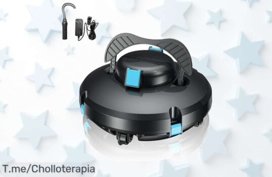 Descubre el robot limpiafondos Vozascly: ¡piscina lista en minutos! Con batería de 130 min y doble motor, aprovecha este ofertón antes que se acabe ¡Compra ya!