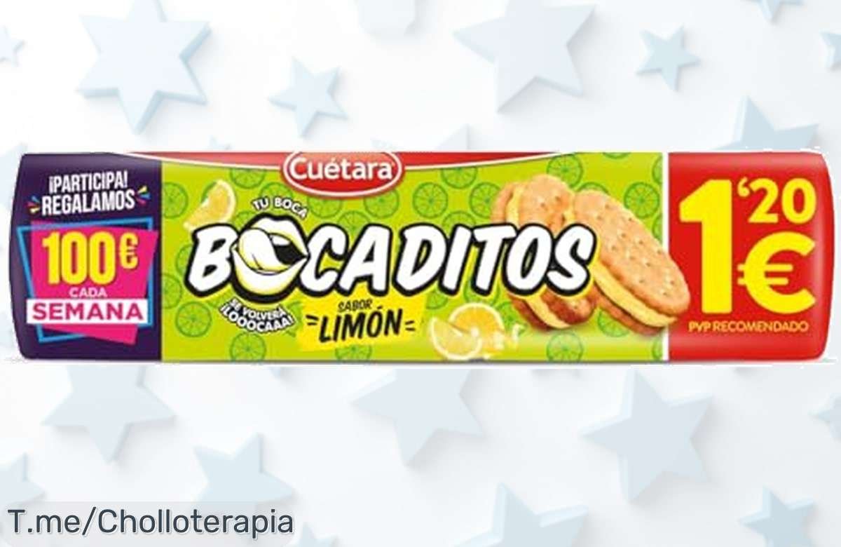 Descubre el sabor refrescante de los Bocaditos Limón, ¡ofertón con un súper chollo que no verás nunca más! Date prisa y conquista tus antojos antes de que se agoten.