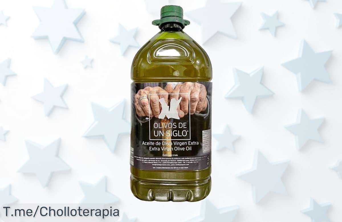 Descubre el sabor único del aceite de oliva virgen extra de aceitunas centenarias, con un descuento brutal que hará brillar tus platos. ¡Cómpralo ya antes de que se agote!