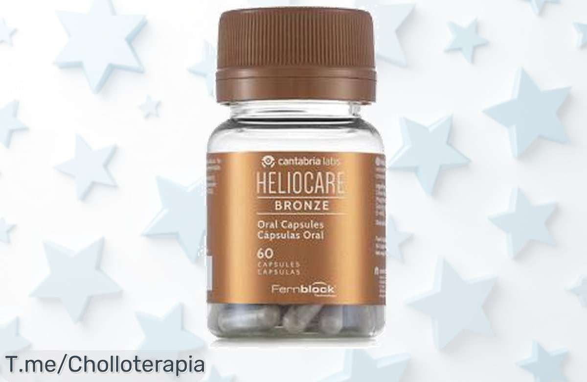 ¡Descubre el secreto para un bronceado dorado sin preocupaciones! Heliocare Bronze Cápsulas en oferta limitada, ¡no te quedes sin tu super chollo y compra ya antes de que se agoten!