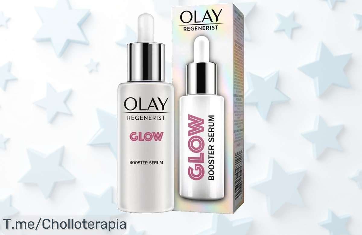 Descubre el secreto para una piel radiante con Glow Booster Serum Olay Regenerist: ¡ofertón exclusivo que no puedes dejar pasar! Stock limitado, actúa ya y brilla.
