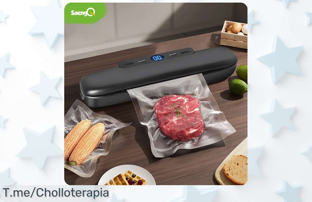 Descubre el sellador de alimentos que transforma tu cocina con un super chollo: 10 bolsas gratis y frescura garantizada, ¡compra ya antes de que se acabe esta oferta única!