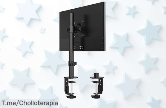 Descubre el soporte monitor que transforma tu espacio: ajusta como un pro, instala fácil y ahorra espacio ¡No dejes pasar este ofertón antes de que desaparezca!