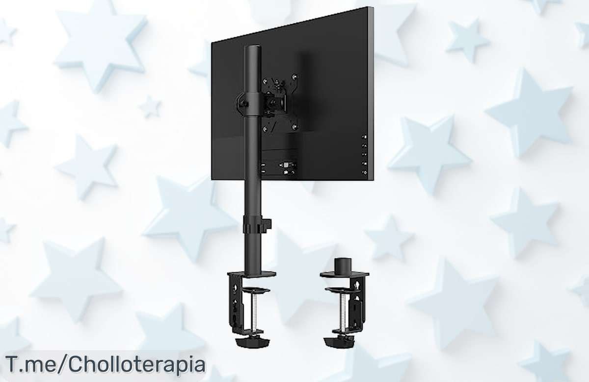 Descubre el soporte monitor que transforma tu espacio: ajusta como un pro, instala fácil y ahorra espacio. ¡No dejes pasar este ofertón antes de que desaparezca!