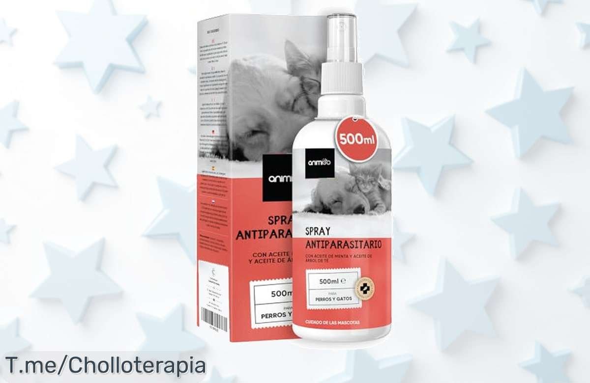 Descubre el spray antiparasitario que hará a tu mascota feliz y libre de picazón, oferta única con precio loco por tiempo limitado. ¡Actúa ya antes de que se acabe!