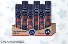 Descubre el super chollo: Pack NIVEA MEN con 6 desodorantes Dry Impact que te mantendrán fresco y seguro ¡Compra ahora antes de que se acabe esta oferta única!