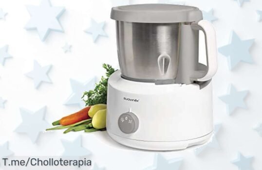 Descubre el super chollo Suavinex Robot de Cocina 5 en 1 que hará feliz a tu bebé, mejora su alimentación con este ofertón único ¡Hazte con él ya antes de que se agote!