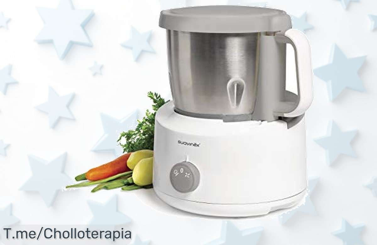 Descubre el super chollo Suavinex Robot de Cocina 5 en 1 que hará feliz a tu bebé, mejora su alimentación con este ofertón único ¡Hazte con él ya antes de que se agote!