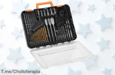 Descubre el super chollo de 100 brocas VEVOR, perfectas para todo tipo de material y con un estuche organizado ¡Aprovecha este ofertón limitado y compra ahora!