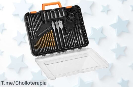 Descubre el super chollo de 100 brocas VEVOR, perfectas para todo tipo de material y con un estuche organizado ¡Aprovecha este ofertón limitado y compra ahora!