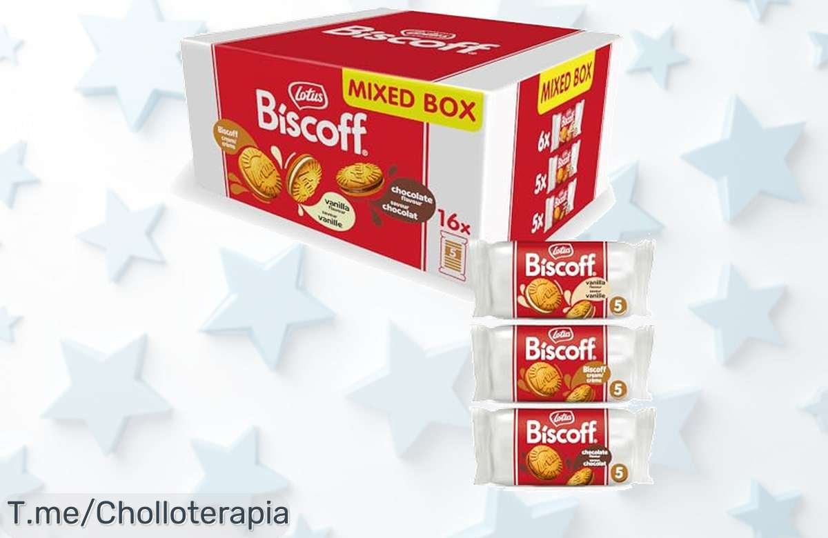 Descubre el super chollo de 5 galletas sándwich Lotus Biscoff en sabores irresistibles y disfruta un ofertón que hará felices a todos. ¡Compra ya antes de que se agoten!
