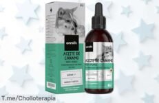 Descubre el super chollo de Aceite de Cáñamo 100% Puro para tu mascota, calma su piel y articulaciones con este ofertón único ¡Compra ahora antes que se agote!