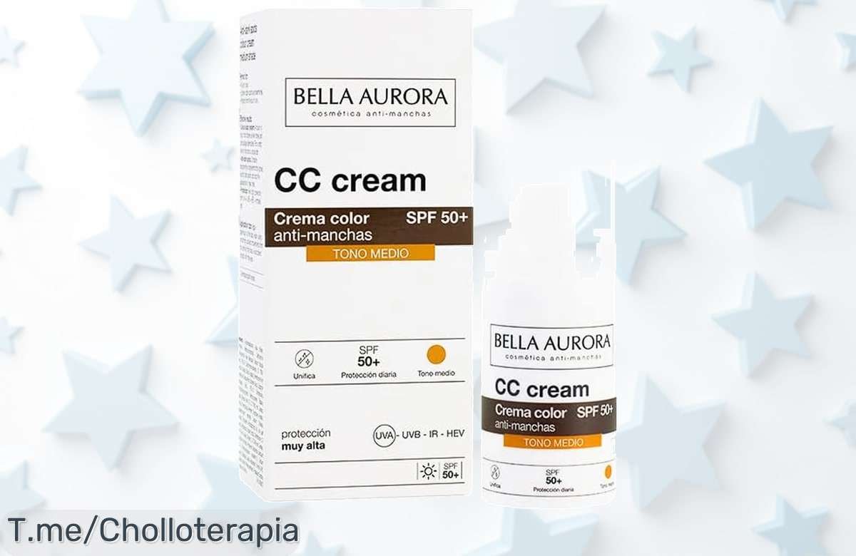 Descubre el super chollo de Bella Aurora CC Cream Antimanchas SPF50+ y ilumina tu piel con confianza. ¡Hazlo tuyo ahora antes de que se agote esta oferta única!