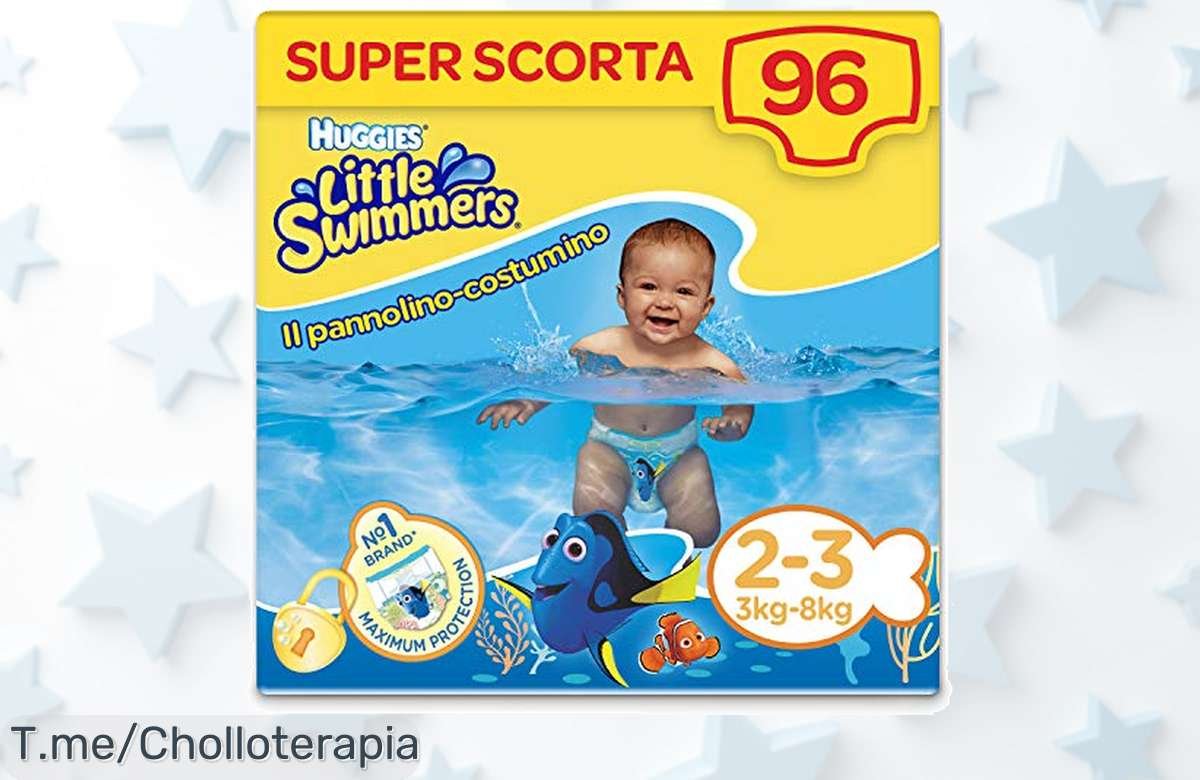 Descubre el super chollo de Huggies Little Swimmers: 96 pañales bañadores con diseños de Disney que transformarán la diversión en el agua. ¡Compra ahora antes de que se acaben!