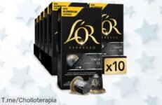 Descubre el super chollo de L'OR Espresso Onyx: 100 cápsulas deliciosas y cremosas con un toque de chocolate negro ¡No te pierdas este ofertón limitado, cómpralo ya!