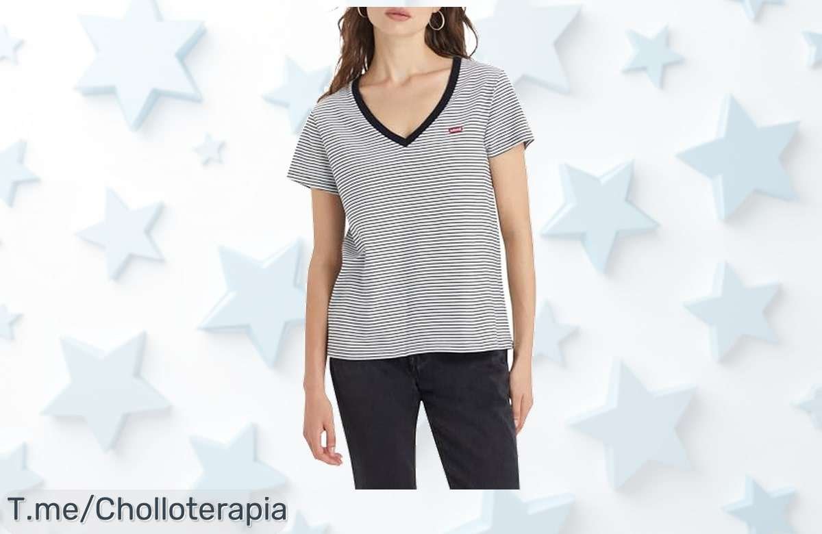 Descubre el super chollo de Levi’s Perfect VNeck, con estilo fresco y atractivo que hará brillar tus días. ¡Aprovecha este ofertón antes de que se agote!