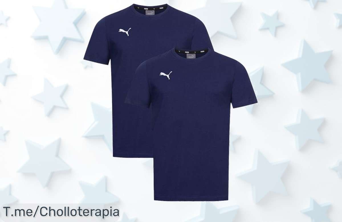 Descubre el super chollo de PUMA: 2 camisetas teamGOAL Casuals con estilo único y calidad garantizada. ¡No te las pierdas, aprovecha este ofertón antes de que se agoten!