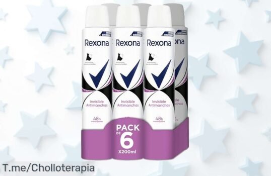 Descubre el super chollo de Rexona Invisible Black&White: 48 horas de frescura y cuidado para tu piel ¡Hazlo tuyo ya antes que se agote esta oferta única!