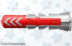 Descubre el super chollo de Tacos Pared Fischer ¡80 unidades que aguantan lo que sea! No te quedes sin los tuyos, compra ahora antes de que se acaben y aprovecha este ofertón único