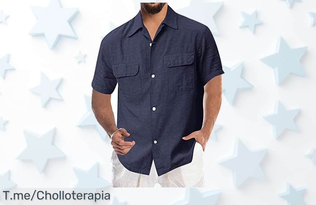 Descubre el super chollo de camisas en negro y blanco, diseño moderno que brilla a tu lado. Aprovecha este ofertón único antes de que se agote, ¡compra ya!
