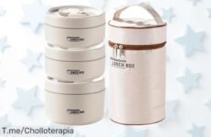 Descubre el super chollo de contenedores térmicos apilables para que tus comidas siempre estén perfectas, ¡haz tu pedido YA antes que se acaben en este ofertón único!